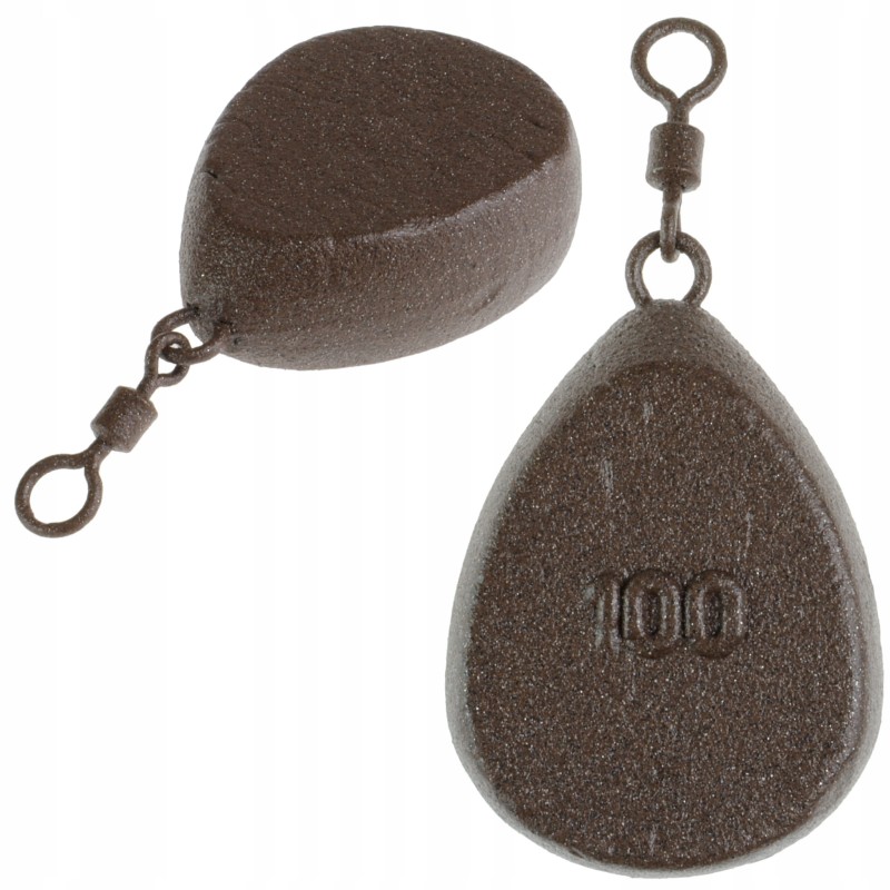 ZHIBO ciężarek karpiowy 100 g płaska gruszka