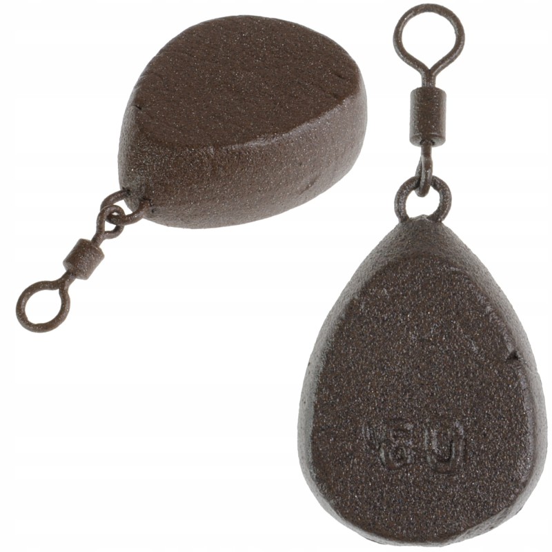 ZHIBO ciężarek karpiowy 60 g płaska gruszka