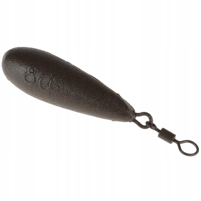 ZHIBO ciężarek karpiowy 80 g torpeda z krętlikiem