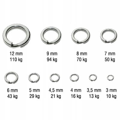 Kamatsu kółka łącznikowe HYPER STRONG 3,5 mm 13 kg