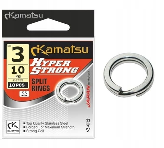 Kamatsu kółka łącznikowe HYPER STRONG 3 mm 10 kg