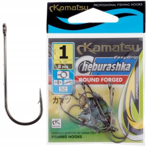 Kamatsu haczyki rozmiar 1 CHEBURASHKA ROUND FORGED oczko