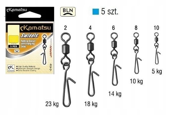 Kamatsu krętliki z szybkozłączką rozmiar 10