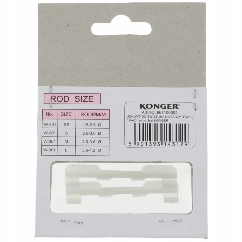 Konger uchwyt do montażu świetlika rormiar SS