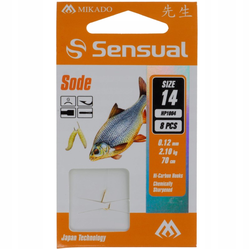 Mikado haczyki 14 Sensual SODE Gold z przyponem