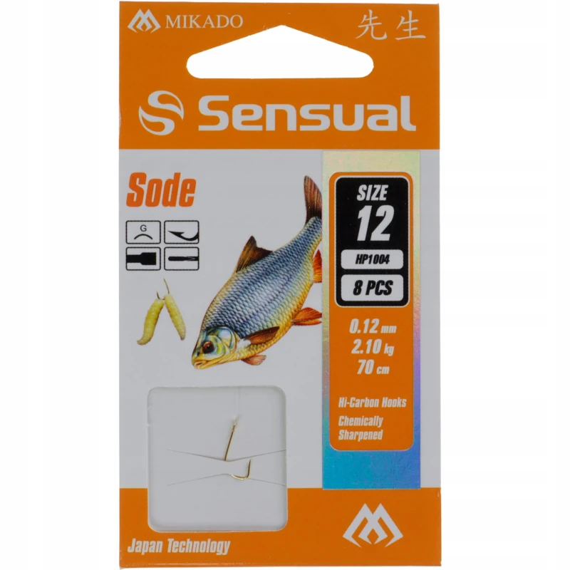 Mikado haczyki 12 Sensual SODE Gold z przyponem