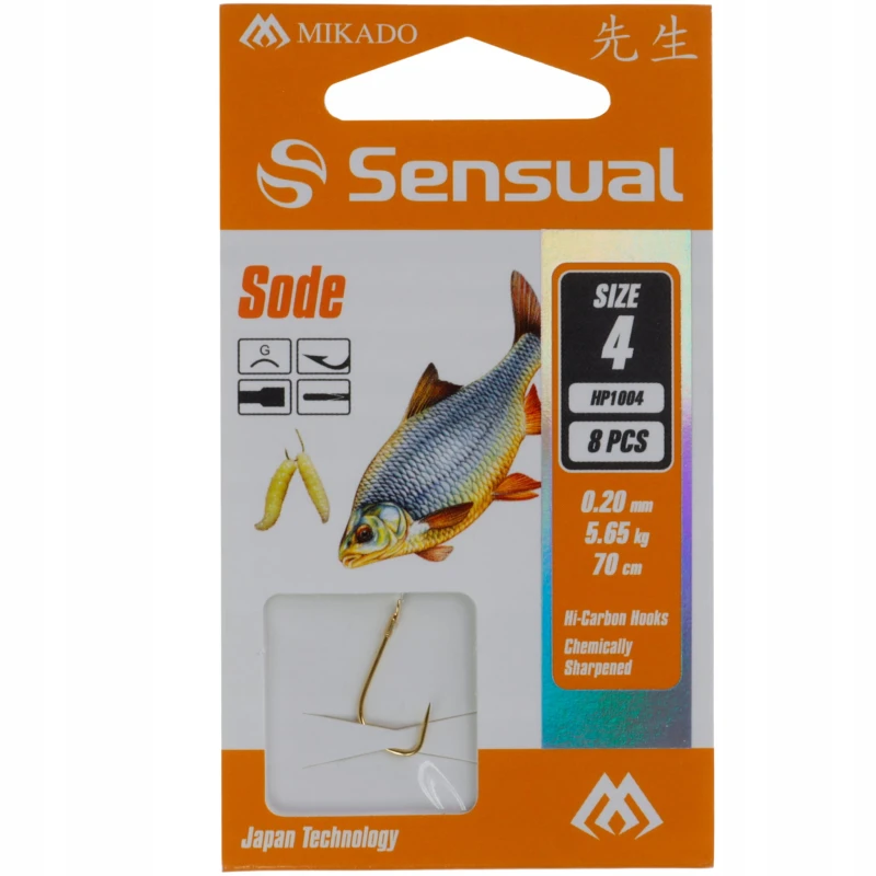 Mikado haczyki 4 Sensual SODE Gold z przyponem