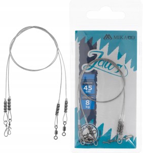 Mikado Jaws przypony stalowe 45 cm / 8 kg