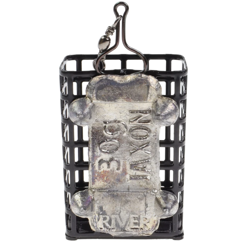 Jaxon koszyczek zanętowy 80 g rzeczny z kolcami prostokąt