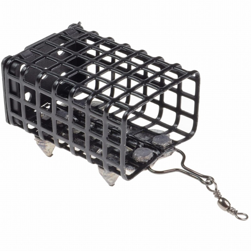 Jaxon koszyczek zanętowy 60 g rzeczny z kolcami prostokąt