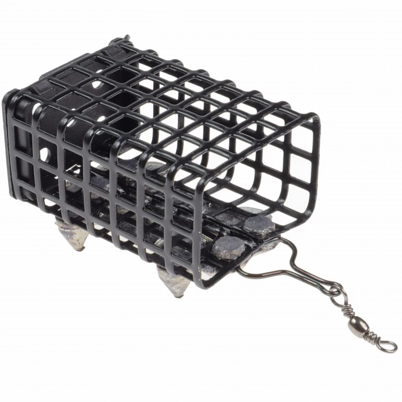 Jaxon koszyczek zanętowy 40 g rzeczny z kolcami prostokąt