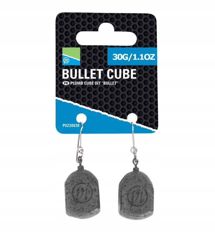 Preston BULLET CUBE 30 g ciężarki do bombki