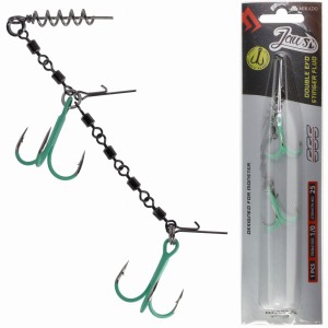 Mikado dozbrojka z krętlików 9 cm 25 kg kotwica 1/0 FLUO