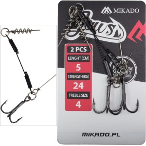Mikado dozbrojki stalowe 5 cm 24 kg kotwica 4 z wkrętem pinem