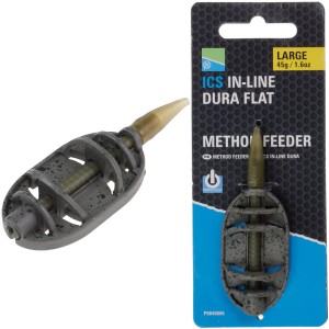 Preston podajnik LARGE 45 g ICS In-line Dura Flat