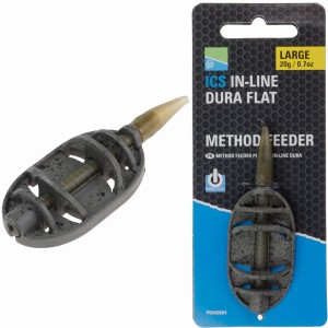 Preston podajnik LARGE 20 g ICS In-line Dura Flat