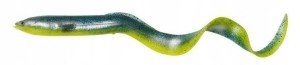 Savage Gear LB REAL EEL 15 cm 12 g GREEN YELLOW GLITTER
