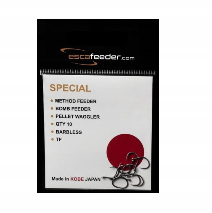 Esca Feeder haczyki SPECIAL 12 bezzadziorowe
