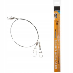 Savage Gear przypony tytanowe 22 cm / 20 kg