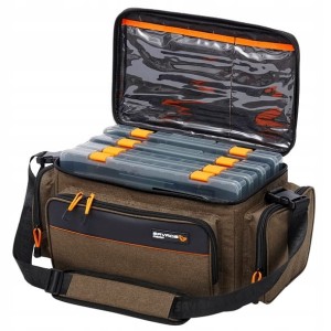 Savage Gear torba  SYSTEM BOX BAG L 4 BOXES 18 l 47x30x24 cm
