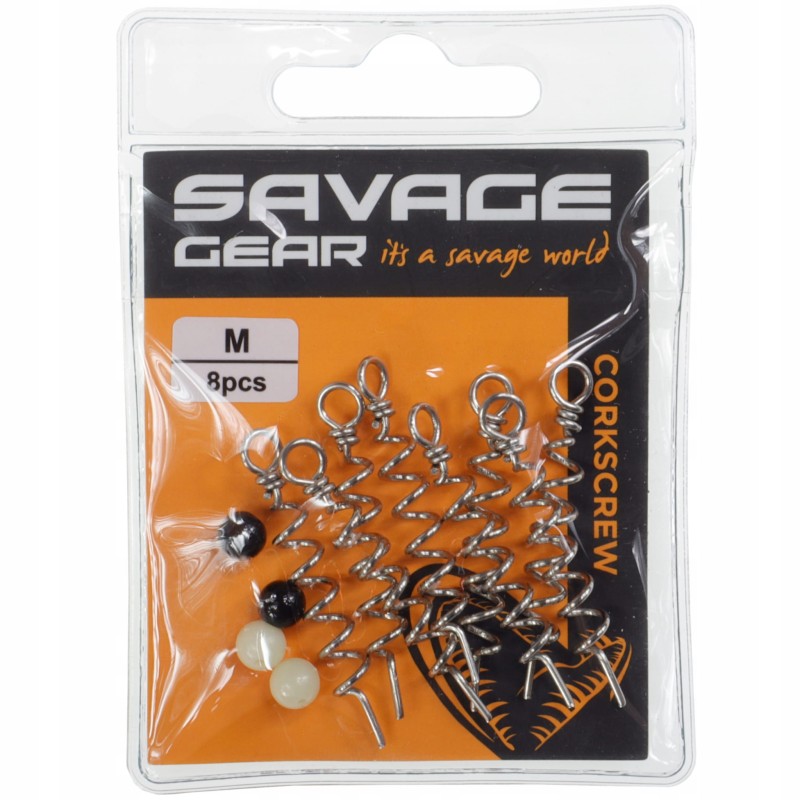 Savage Gear Corkscrew M 41 mm wkręt do przynęt miękkich