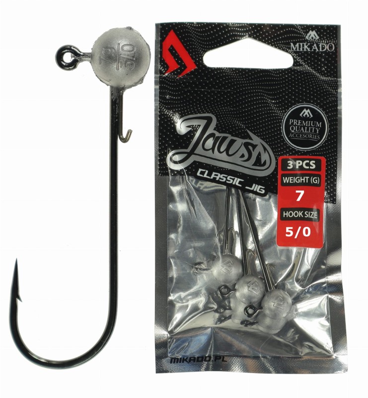 Mikado główki jigowe Jaws Classic 7 g hak 5/0