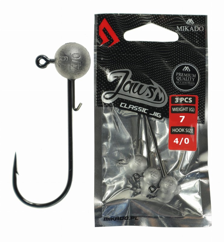 Mikado główki jigowe Jaws Classic 7 g hak 4/0