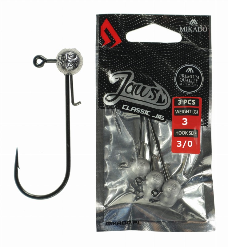 Mikado główki jigowe Jaws Classic 3 g hak 3/0