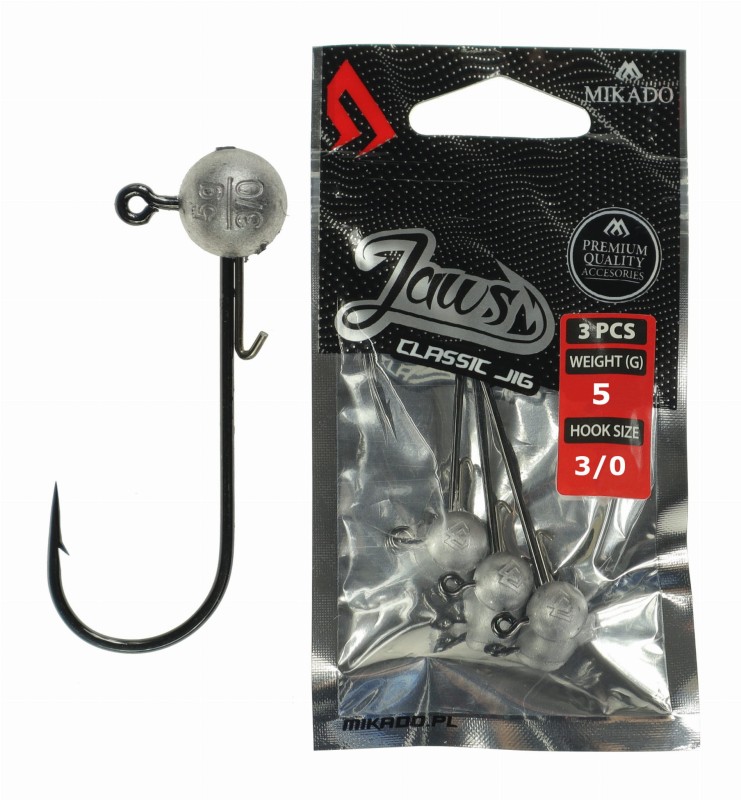 Mikado główki jigowe Jaws Classic 5 g hak 3/0