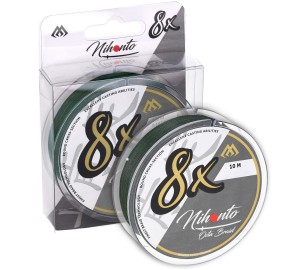 Mikado plecionka NIHONTO OCTA BRAID 8X 0,08 mm 10 m przyponówka zielona