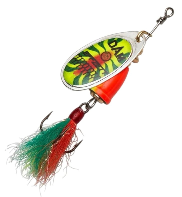 DAM obrotówka Effzett EXECUTOR DRESSED SPINNER 11 g roz 5 FIRESHARK