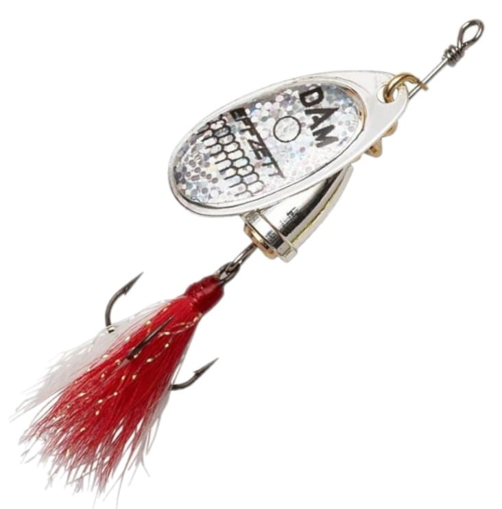 DAM obrotówka Effzett EXECUTOR DRESSED SPINNER 8 g roz 4 REFLEX SILVER