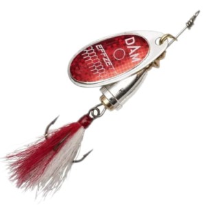 DAM obrotówka Effzett EXECUTOR DRESSED SPINNER 6 g roz 3 REFLEX RED