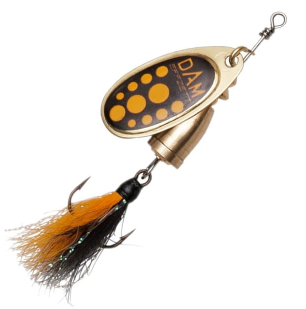 DAM obrotówka Effzett EXECUTOR DRESSED SPINNER 6 g roz 3 BLACKY