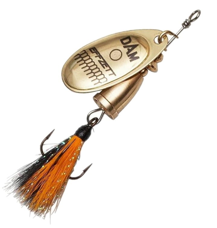 DAM obrotówka Effzett EXECUTOR DRESSED SPINNER 6 g roz 3 GOLD