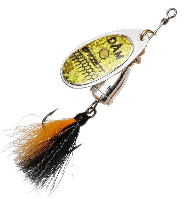 DAM Effzett EXECUTOR DRESSED SPINNER 3 g rozmiar 1 REFLEX GOLD