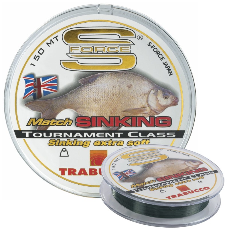 Trabucco żyłka S-FORCE MATCH SINKING 0,20 mm 150 m