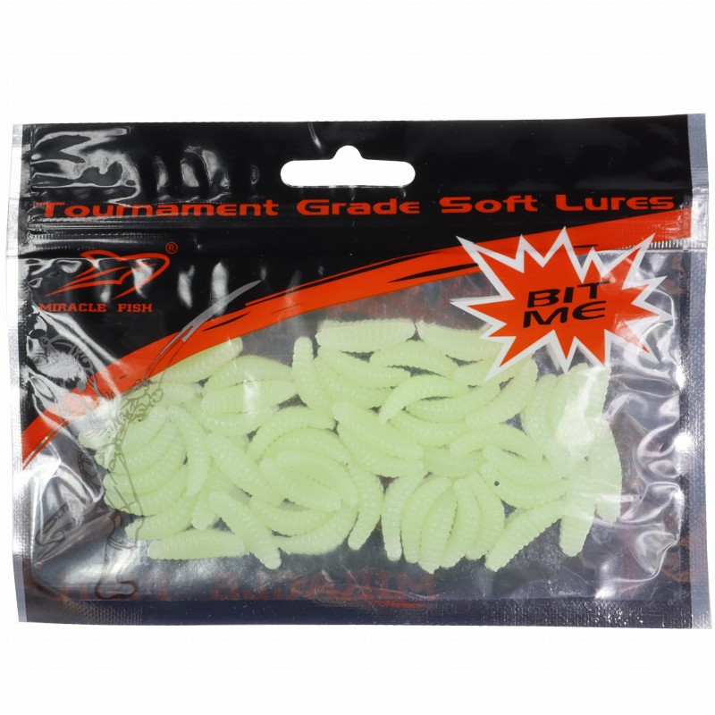 Sztuczny robak fluo 20 mm 50 sztuk