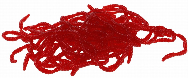 Sztuczny robak ochotka haczykowa 70 mm 100 sztuk