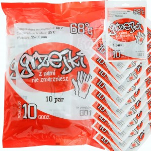 Grzejki ogrzewacze do rąk dłoni 10 par