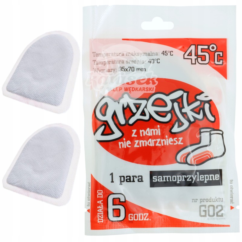 Grzejki ogrzewacze do stóp 1 para
