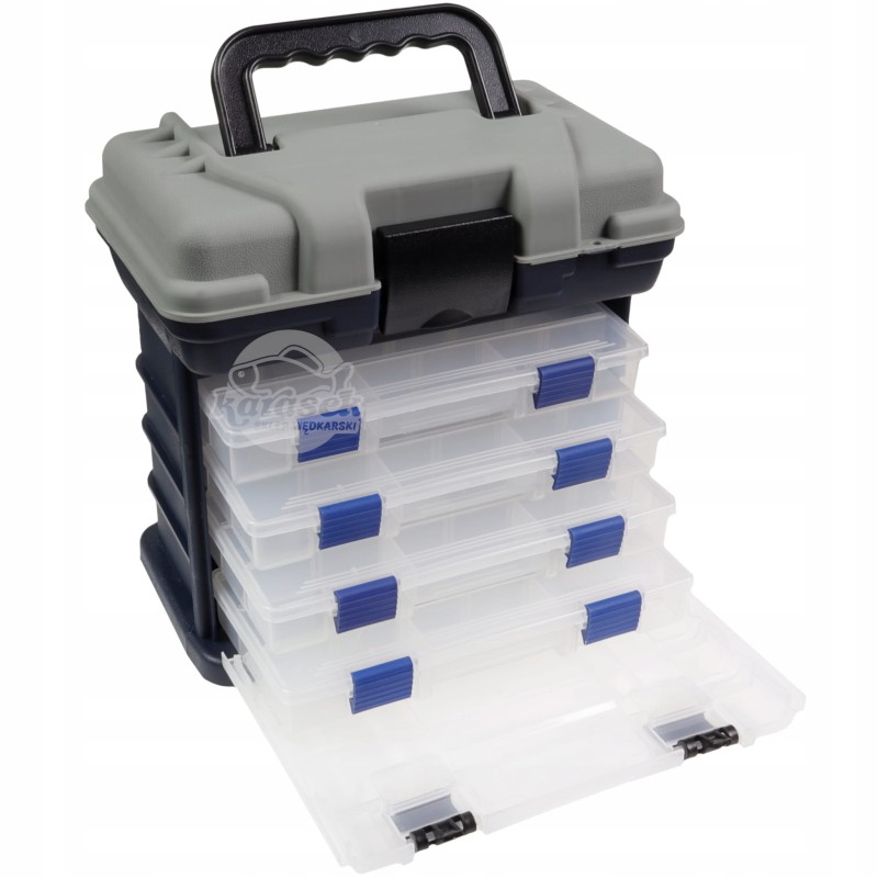 FL skrzynka wędkarska z pudełkami