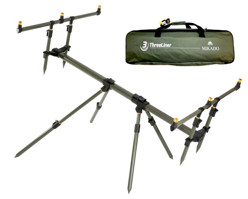 Mikado ROD POD THREELINER 3 ROD stanowisko karpiowe