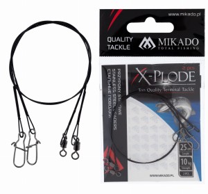 Mikado przypony stalowe X-PLODE 25 cm / 10 kg