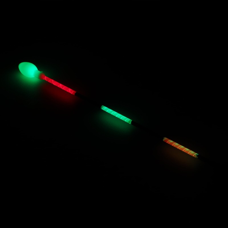 Miracle Fish spławik 6 g świecący przelotowy z balsy antenka z diodą LED