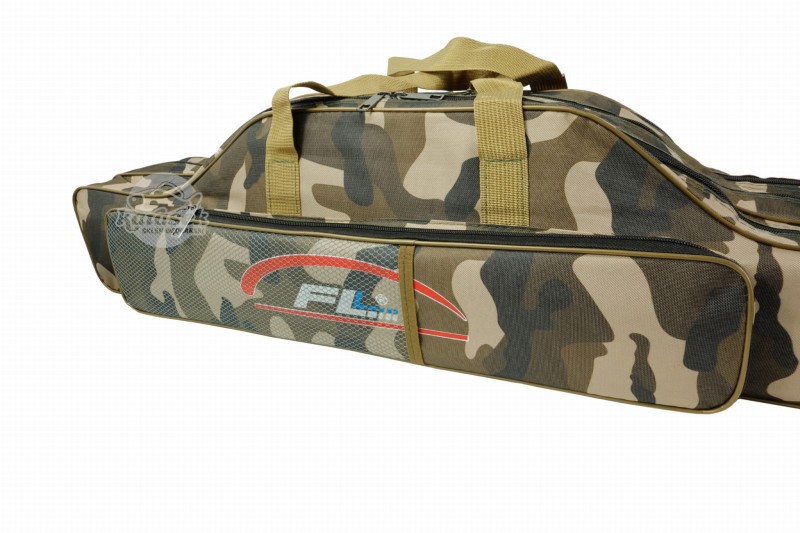 FL pokrowiec torba na wędki 150 cm 3 komory usztywniany