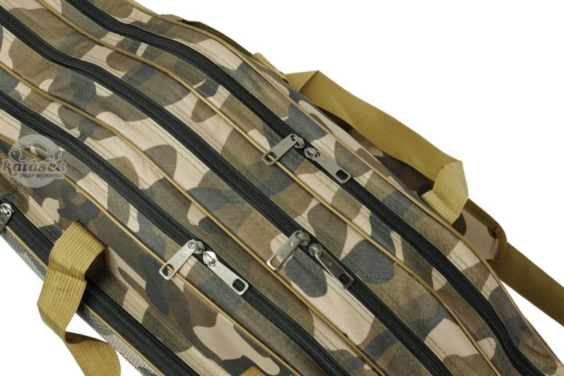 FL pokrowiec torba na wędki 130 cm 3 komory usztywniany