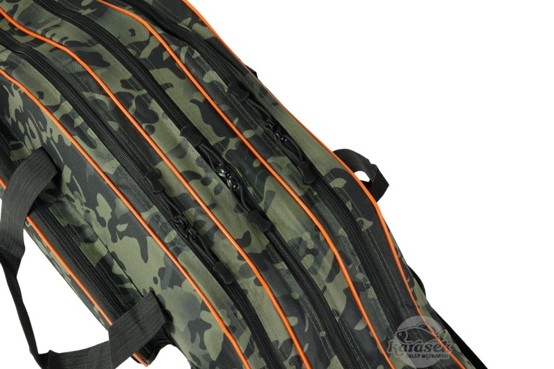 FL pokrowiec torba na wędki 150 cm 3 komory usztywniany