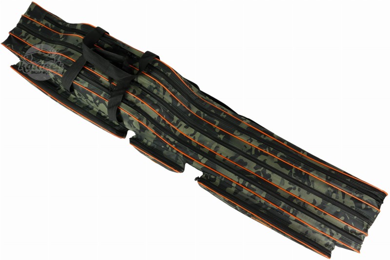 FL pokrowiec torba na wędki 135 cm 3 komory usztywniany