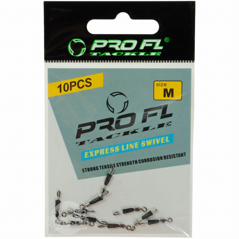 FL szybkozłączki rozmiar M łączniki z krętlikiem do wymiany przyponów